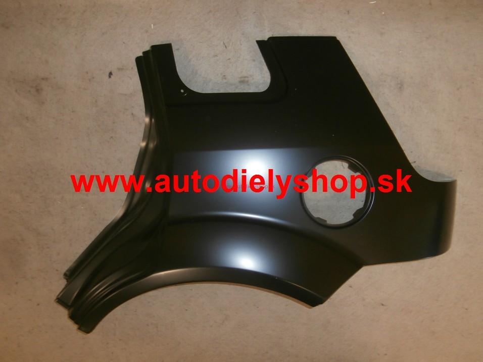  Ford Fiesta 4/02-10/05 zadný blatník 5dv. ľavý 