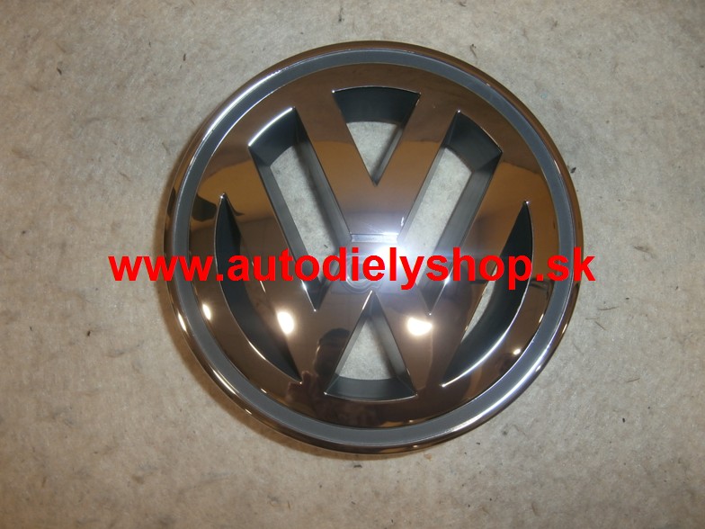 VW TIGUAN 10/07-7/2011 predný znak "VW" 150 mm chróm/antracit ORIGINÁL