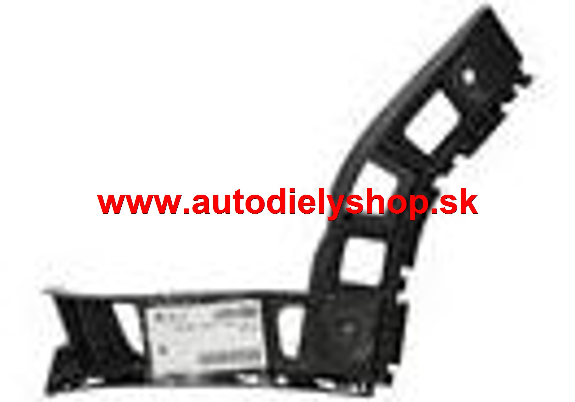 VW TIGUAN 10/07-7/2011 vodiaci profil zadného nárazníka ľavý ORIGINÁL
