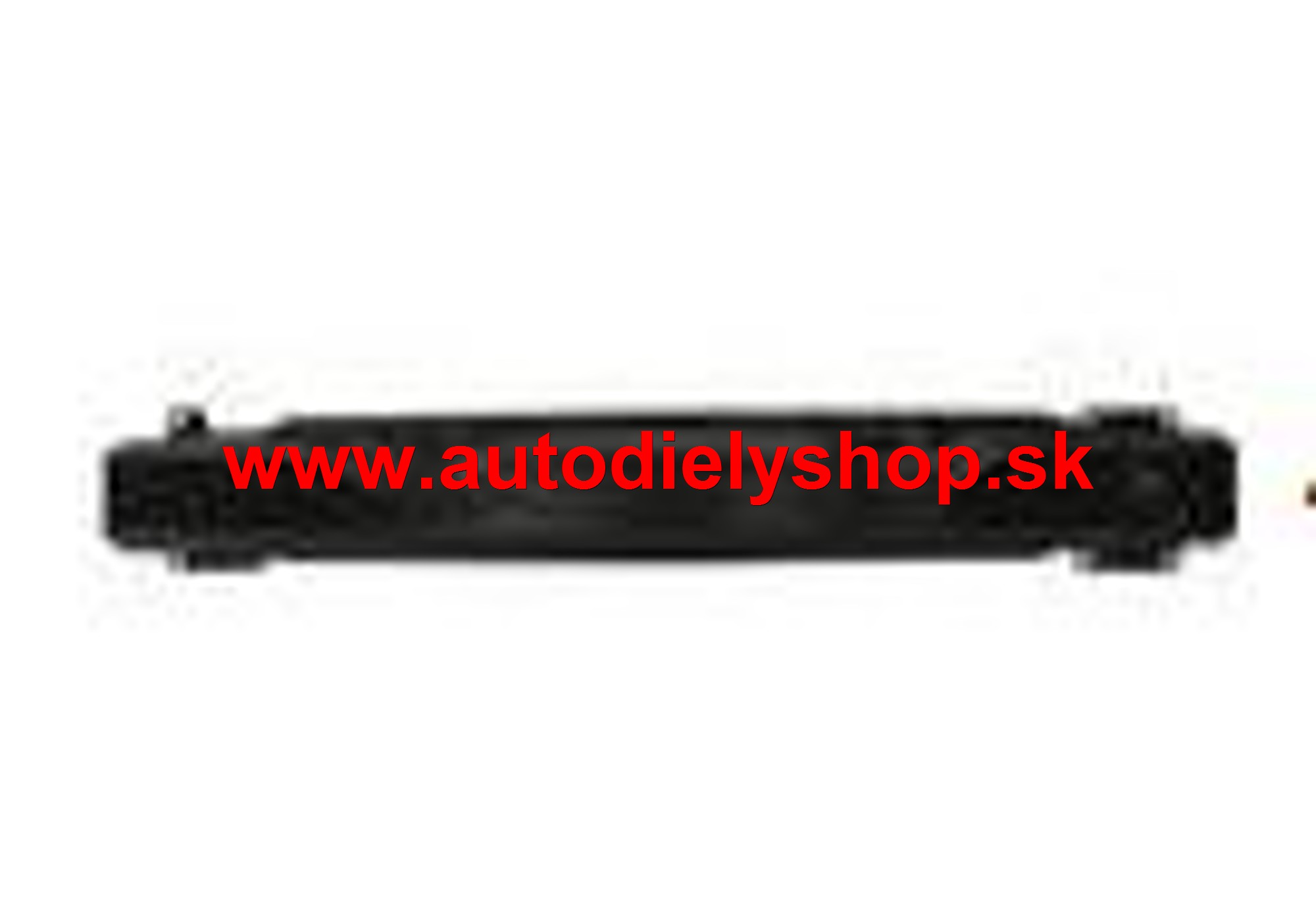 VW TIGUAN 10/07-7/2011 Výstuha zadného nárazníka ORIGINÁL