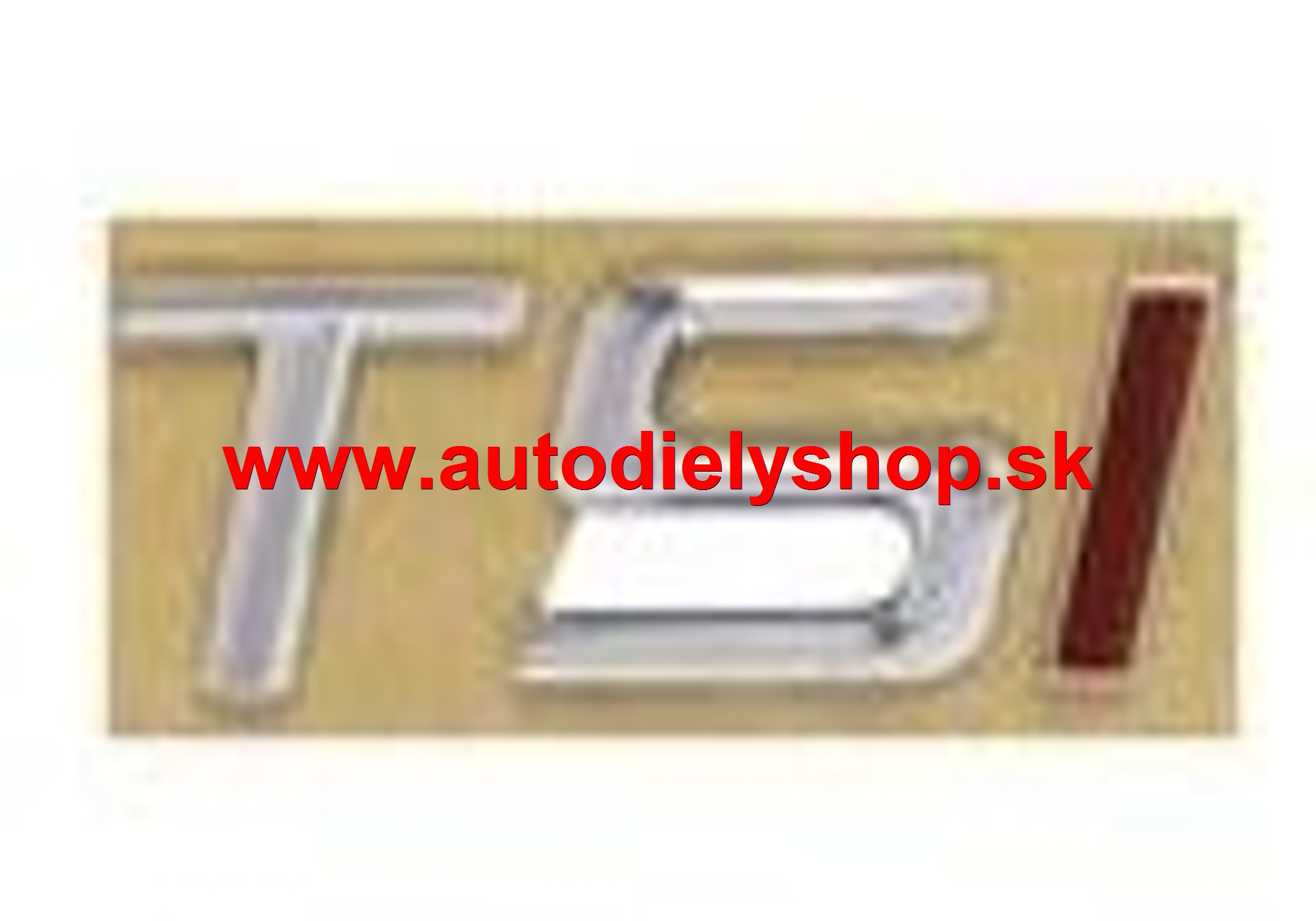 Škoda SUPERB II 3/2008- zadný nápis "TSI" ORIGINÁL