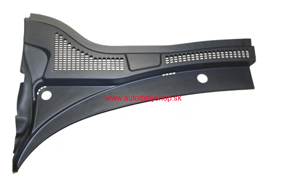 Škoda SUPERB II 3/2008- panel pod rám čelného okna - "torpédo" ľavý ORIGINÁL