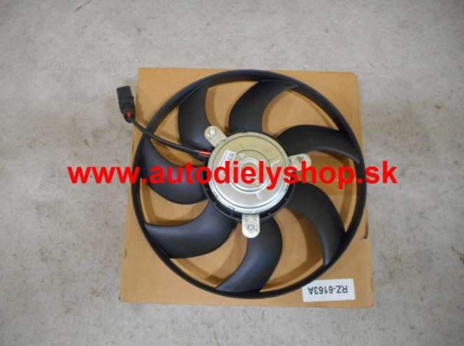 Škoda SUPERB II 3/2008- ventilátor chladiča 295mm /150W