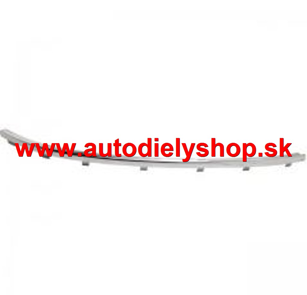 Škoda SUPERB 12/01-2/08 chrómová lišta predného nárazníku pravá  ORIGINÁL