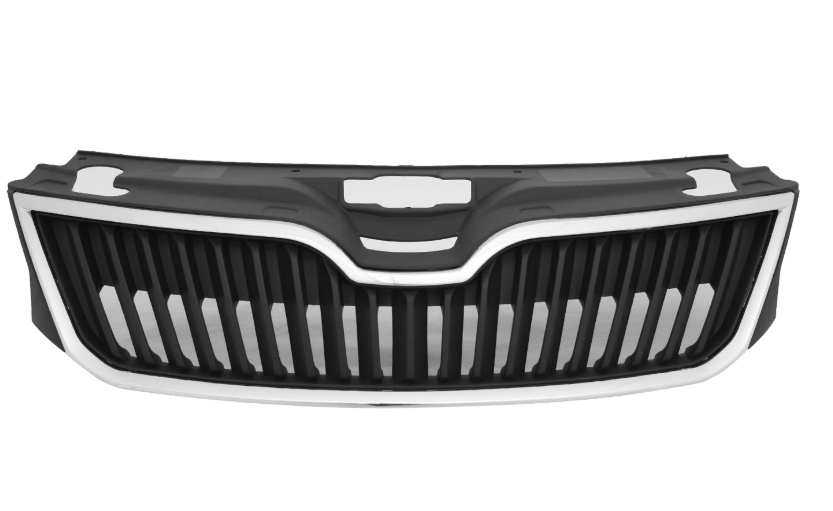 Škoda RAPID 07/2012- predná maska / komplet s chrómovou lištou