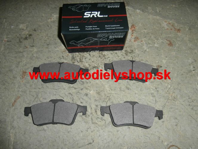SAAB 9-3 09/02- Zadné brzdové platničky sada /SRL/