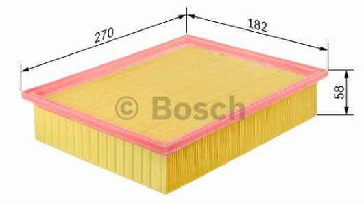 Land Rover FREELANDER 10/06- vzduchový filter /BOSCH/