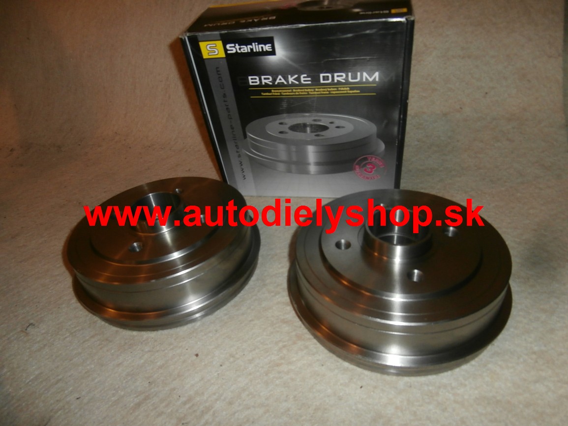  Renault Clio 9/98-6/01  Zadné brzdové bubny sada