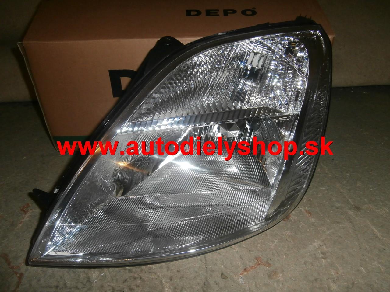  Ford Fiesta 4/02-10/05 svetlo H4 ľavé-" TYC "