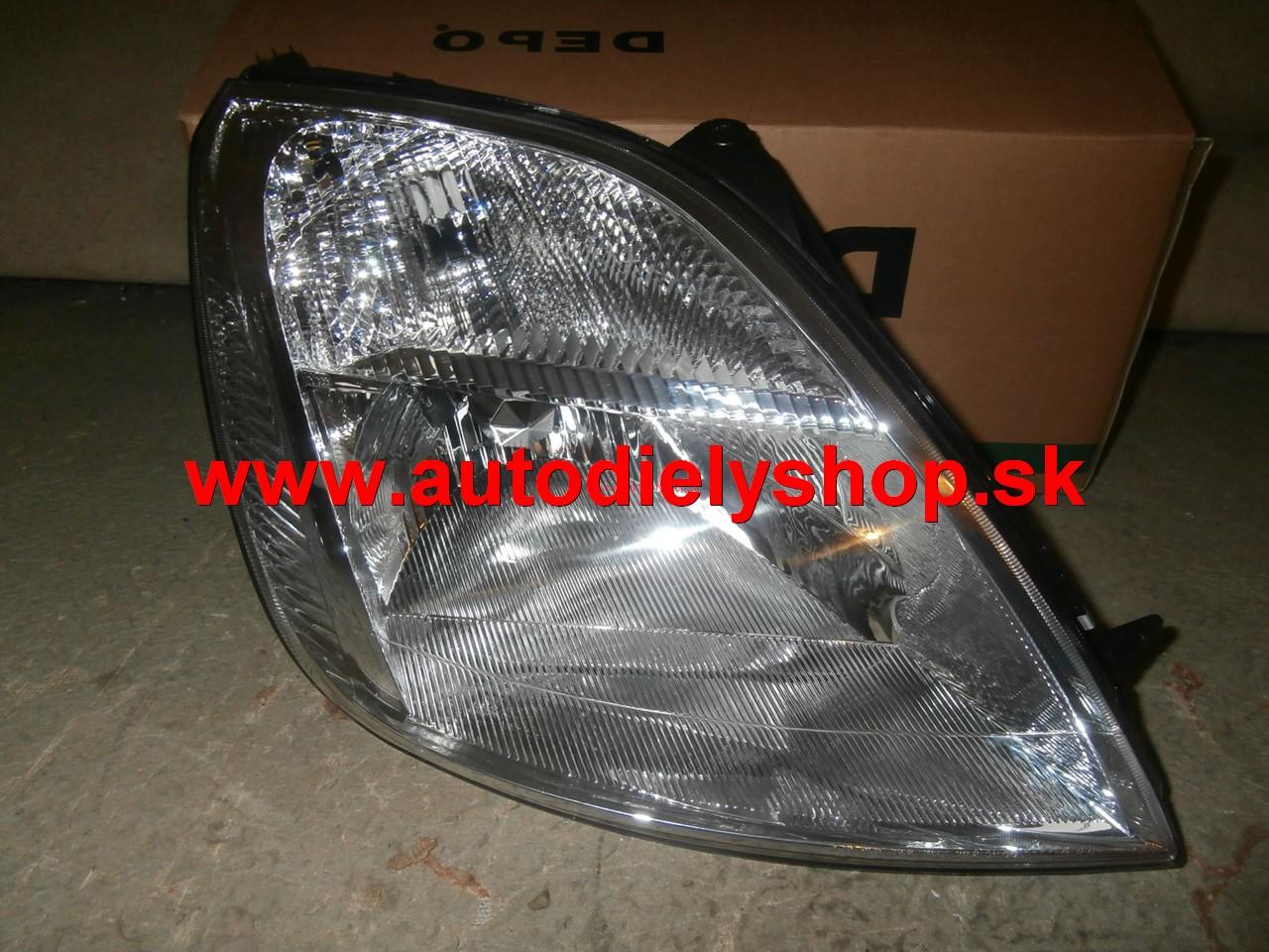  Ford Fiesta 4/02-10/05 svetlo H4 pravé- " TYC "