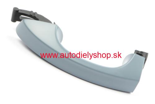 Škoda OCTAVIA III 11/2012- kľučka pred. / zad. dverí - pre lak ľavá ORIGINÁL