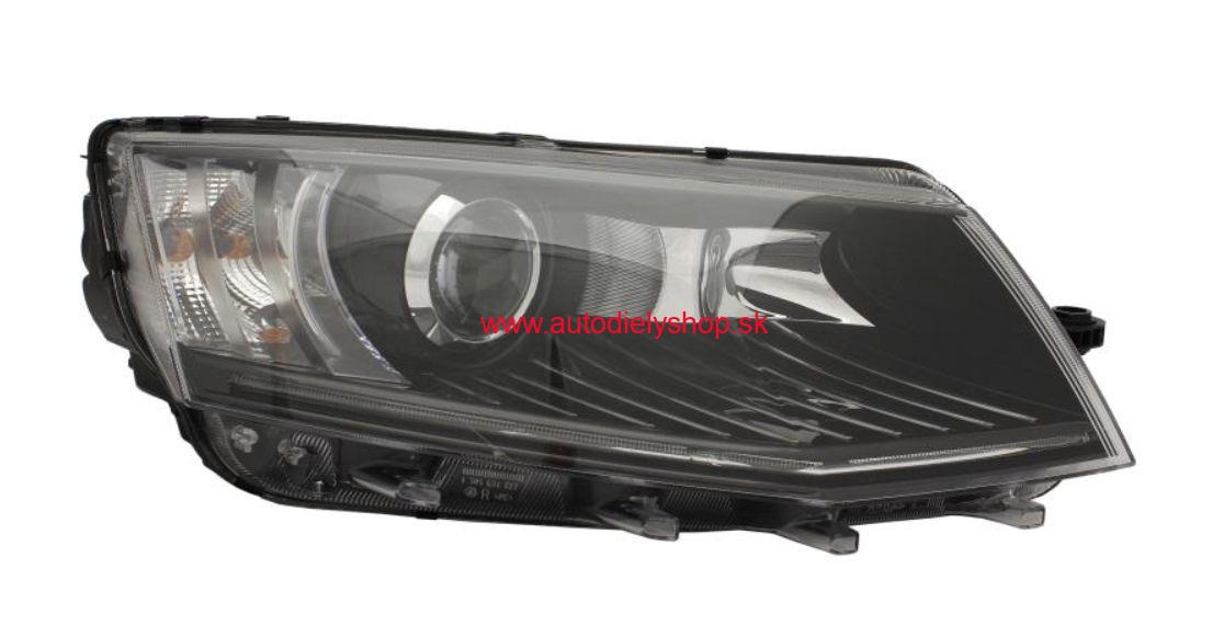 Škoda OCTAVIA III 11/2012- predné svetlo XENON D3S s denným svie. pravé ORIGINÁL