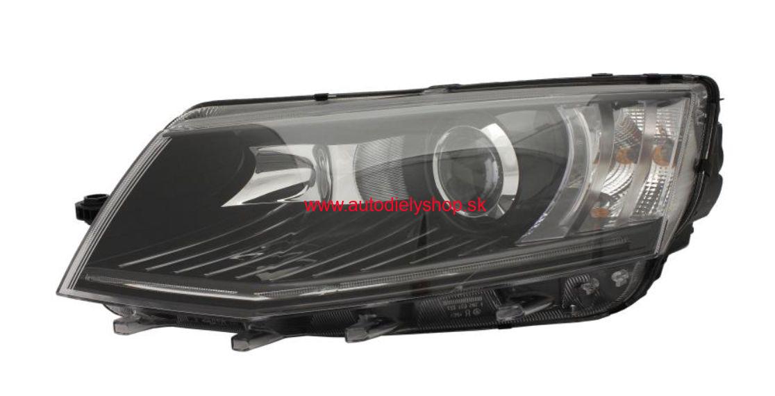 Škoda OCTAVIA III 11/2012- predné svetlo XENON D3S s denným svie. ľavé ORIGINÁL