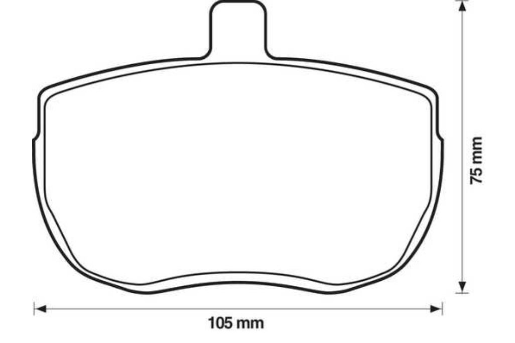Land Rover RANGE ROVER 70-94 predné brzdové platničky /ICER/