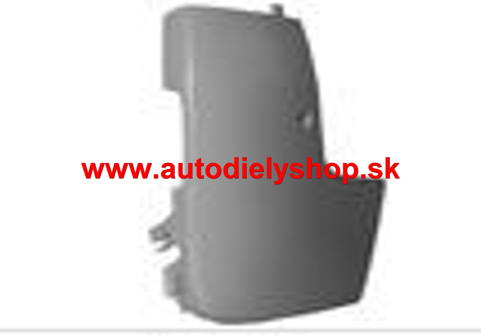  Nissan PRIMASTAR 02-10 zadný roh nárazníka pre lak pravý
