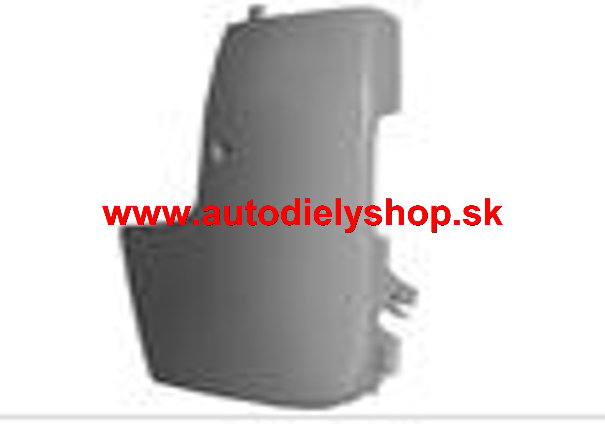  Nissan PRIMASTAR 02-10 zadný roh nárazníka pre lak ľavý