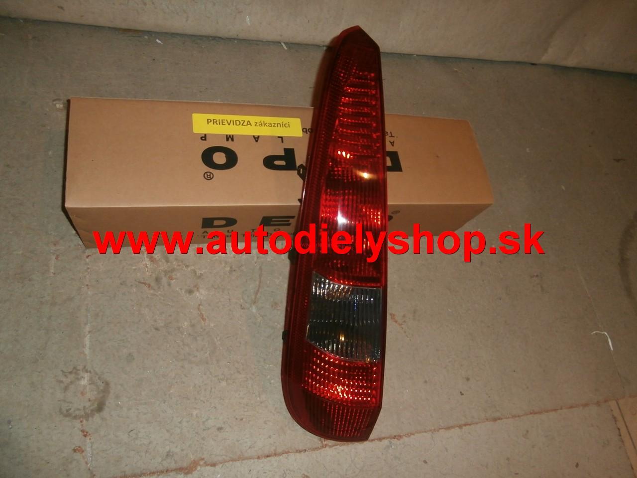  Ford Fiesta 4/02-10/05 zadné svetlo 5dver. ľavé 
