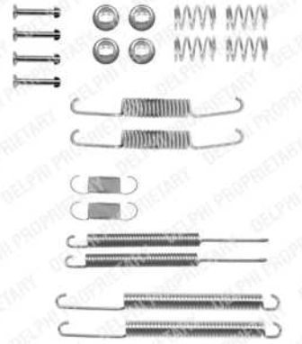 VW CADDY 10/95-2/04 opravná sada zadných čelustí /DELPHI/ 