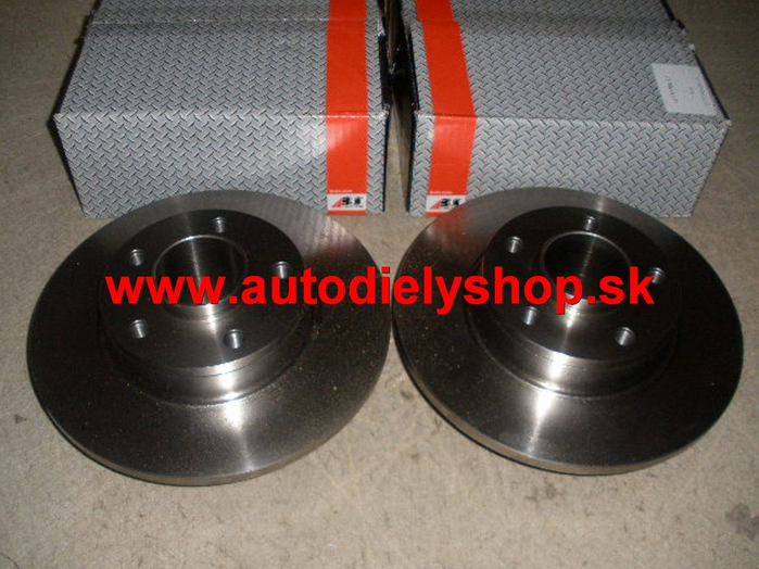 Nissan PRIMASTAR 02-10 SADA Zadné kotúče Ľavé+Pravé /A.B.S./