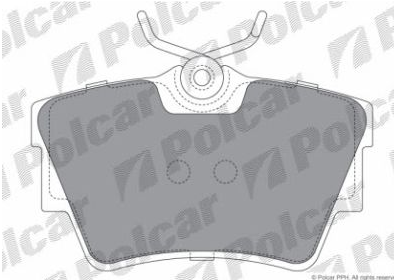 Nissan PRIMASTAR 02-10 zadné platničky Sada / SRL /