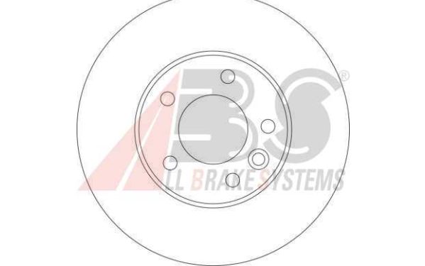 VW TRANSPORTER T5 11/2009- predné brzdové kotúče sada L+P /A.B.S/
