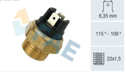 Land Rover RANGE ROVER 94-02 teplotný spínač ventilátora chladenia /FAE/