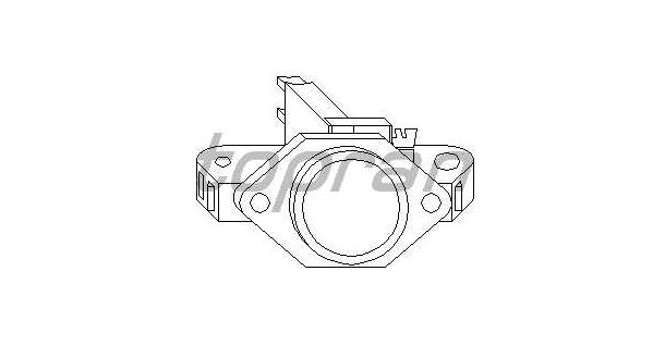  VW CADDY 10/95-2/04 regulátor alternátora /TOPRAN/
