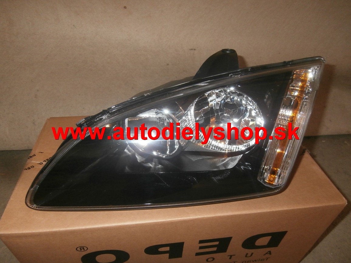 Ford Focus 11/04-2/08 svetlo H1+H7 ľavé,čierne