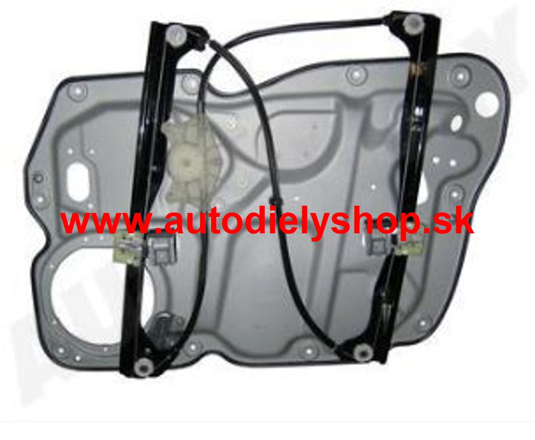 VW TOURAN 05/10- Predný mechanizmus okna, ľavý /s krycím plechom/
