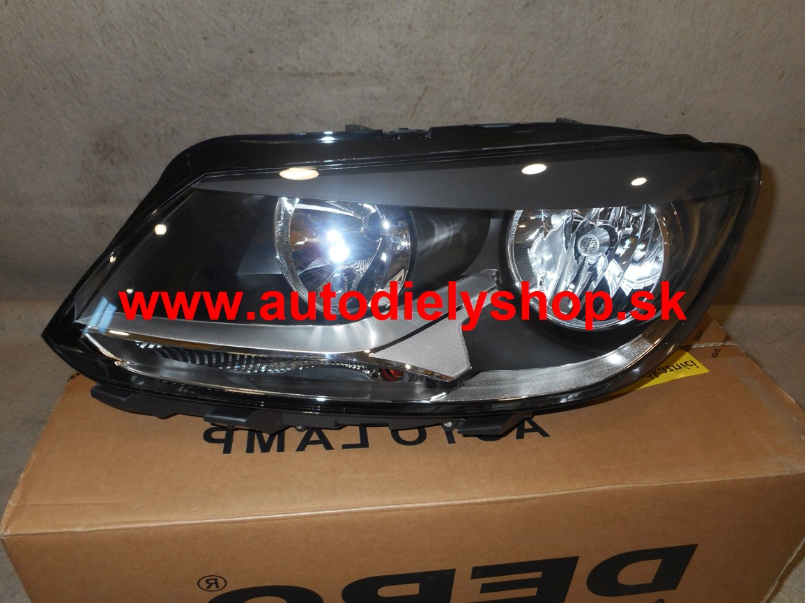 VW TOURAN 05/10- hlavný reflektor ľavý H7+H15 /DEPO/