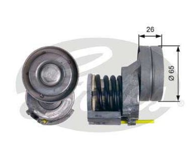 VW TOURAN 05/10- napínacia kladka rebrovaného klinového remeňa
