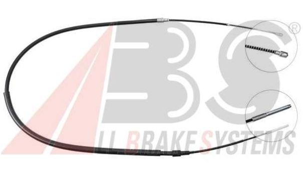 VW GOLF III 9/91-4/99 ťažné lanko parkovacej brzdy zadné obojstranné