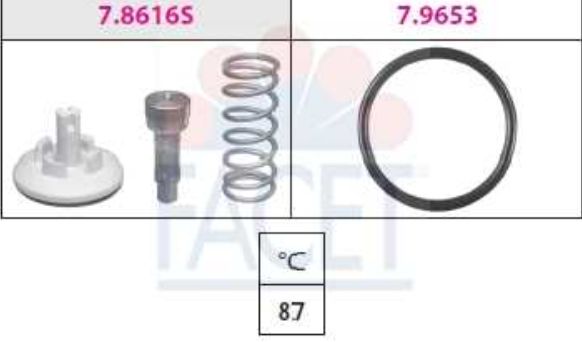 VW FOX 10/03- termostat chladenia pre 1,2 /FACET/