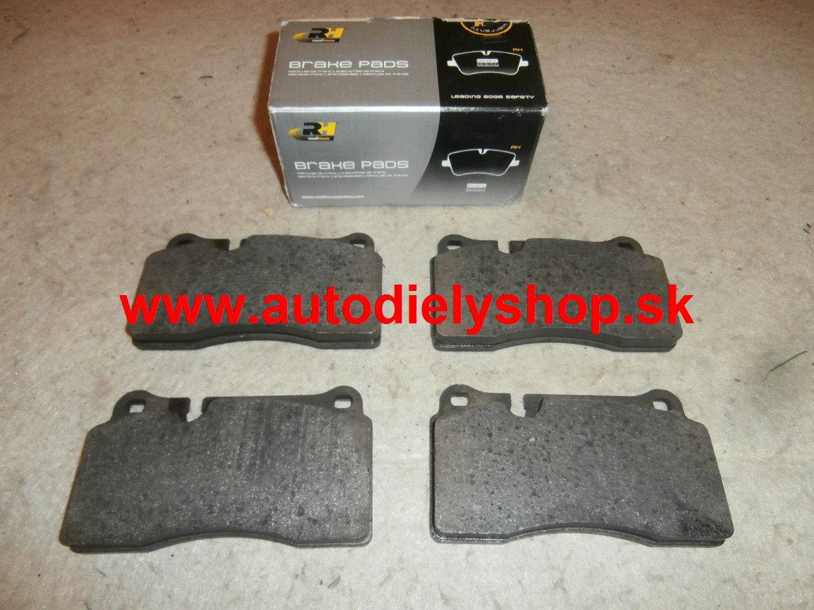 VW TOUAREG 11/02-5/10 zadné brzdové platničky sada /Roadhouse/
