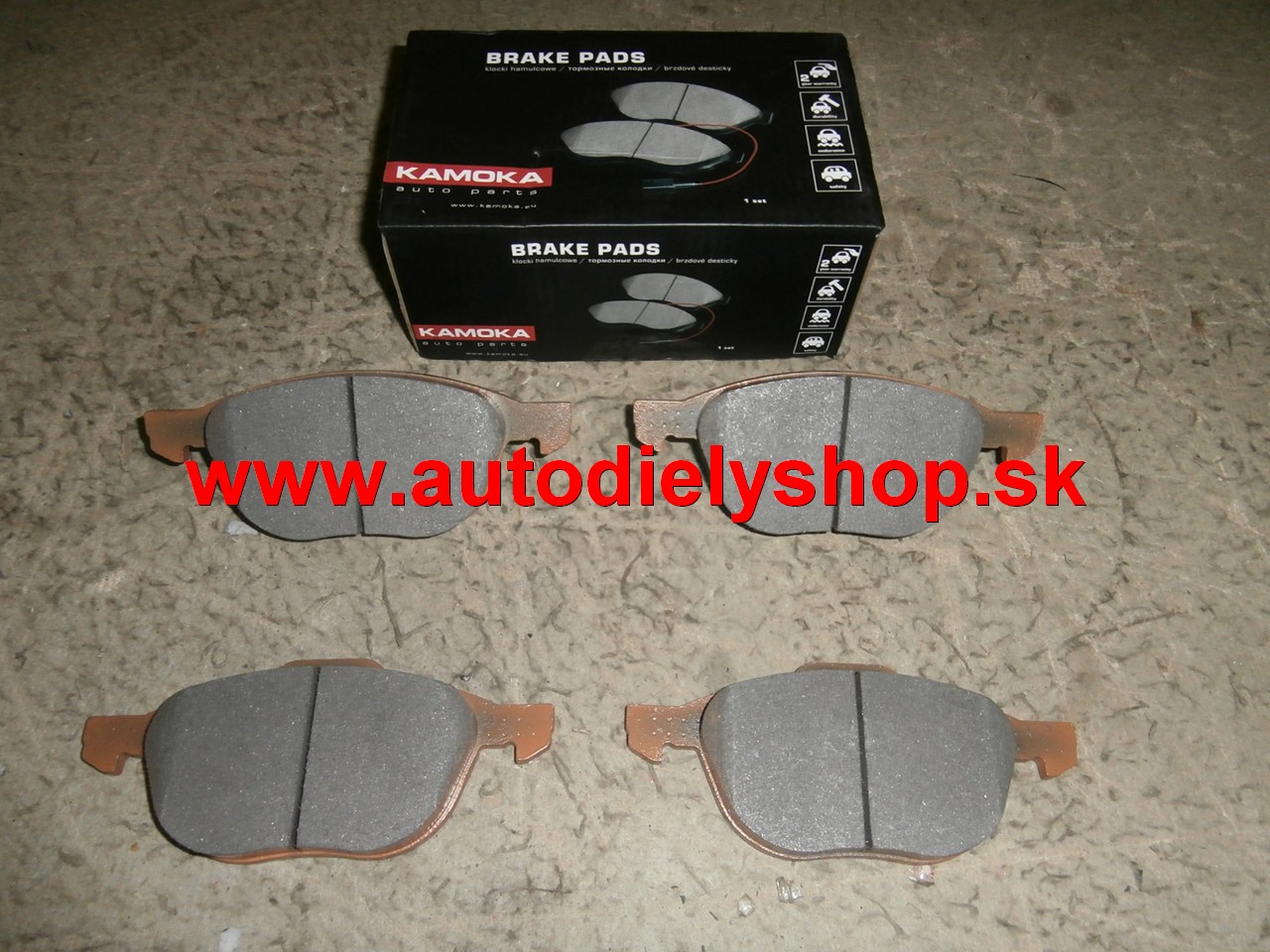 Volvo S40, V50 04- predné platničky Sada (Kamoka)