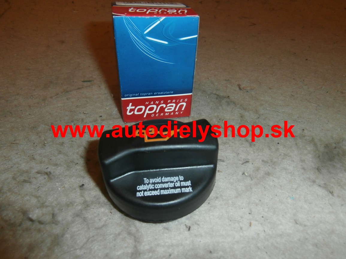 VW FOX 10/03- uzáver olejového víka /TOPRAN/