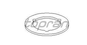 VW FOX 10/03- tesnenie uzáveru olejového víka /TOPRAN/