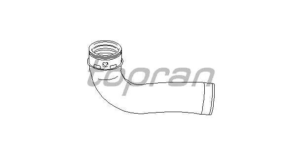 VW JETTA 8/2005-9/2010 hadica plniaceho vzduchu /TOPRAN/