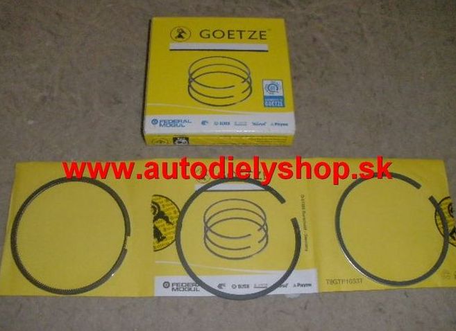 VW JETTA 8/2005-9/2010 sada piestných kružkov /GOETZE/