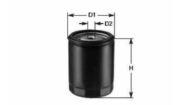 VW UP 12/11- olejový filter pre 1,0-1,0 EcoFuel /CLEAN FILTERS/