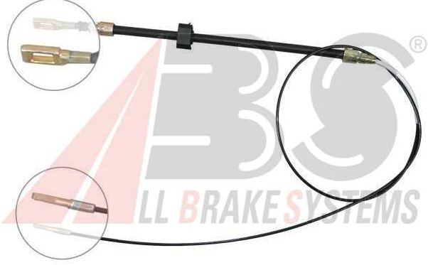 VW LT II 5/96-12/05 ťažné lanko parkovacej brzdy predné /A.B.S/