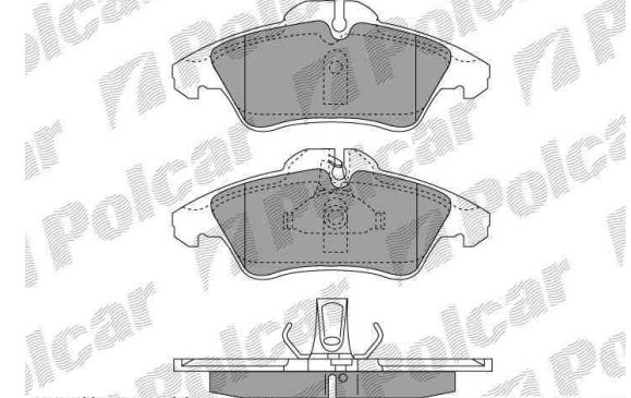VW LT II 5/96-12/05 predné brzdové platničky sada /SRL/