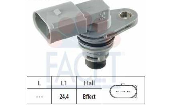 VW POLO 06/09- snímač polohy vačkového hriadeľa /FACET/