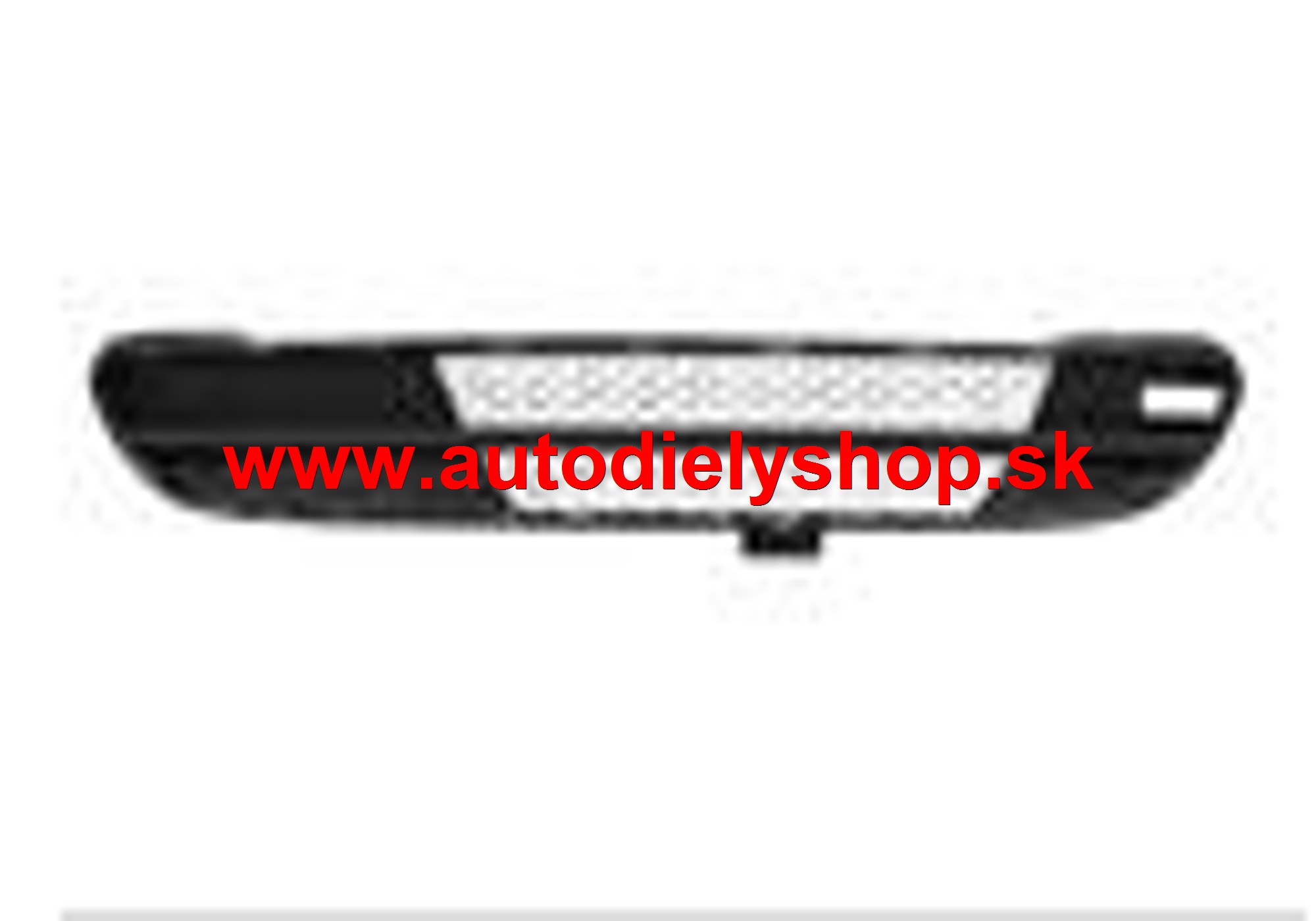 Peugeot 106 6/96 - Mriežka predného nárazníka (-AC, mimo GTI) ORIGINÁL