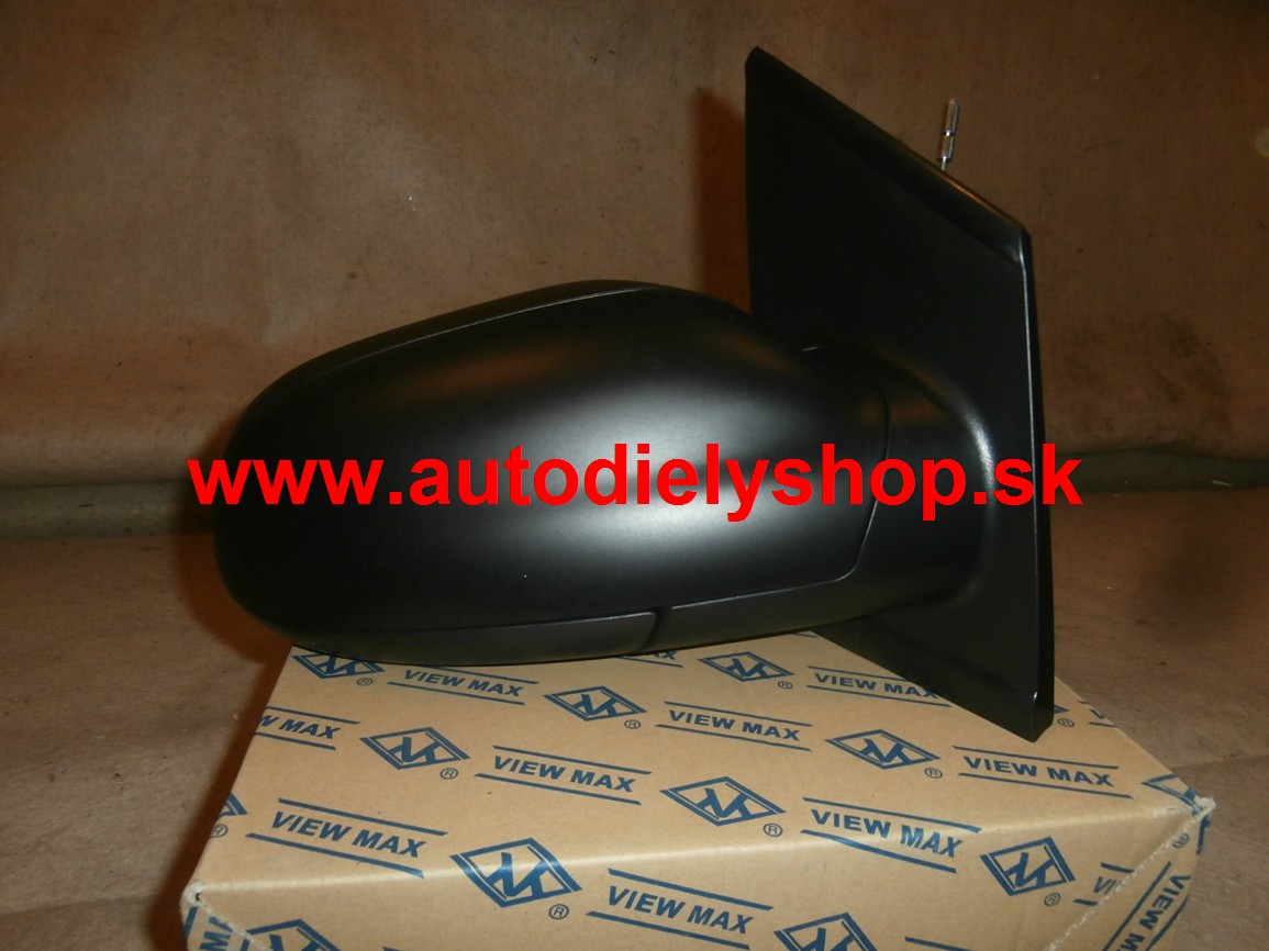 VW FOX 10/03- mechanické spätné zrkadlo čierne pravé