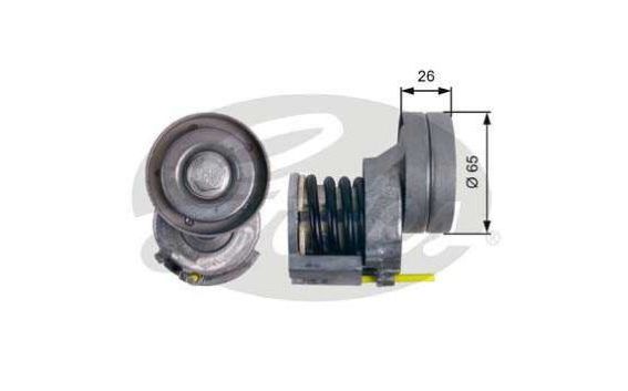VW TOURAN 12/6-2010 napínacia kladka rebrovaného klinového remeňa /GATES/