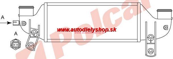  Ford Focus 3/01-10/04 -Chladič vzduchu na motory 1,8 TDCi 	