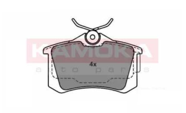 Renault CLIO III 6/2009-2012 zadné brzdové platničky sada /KAMOKA/