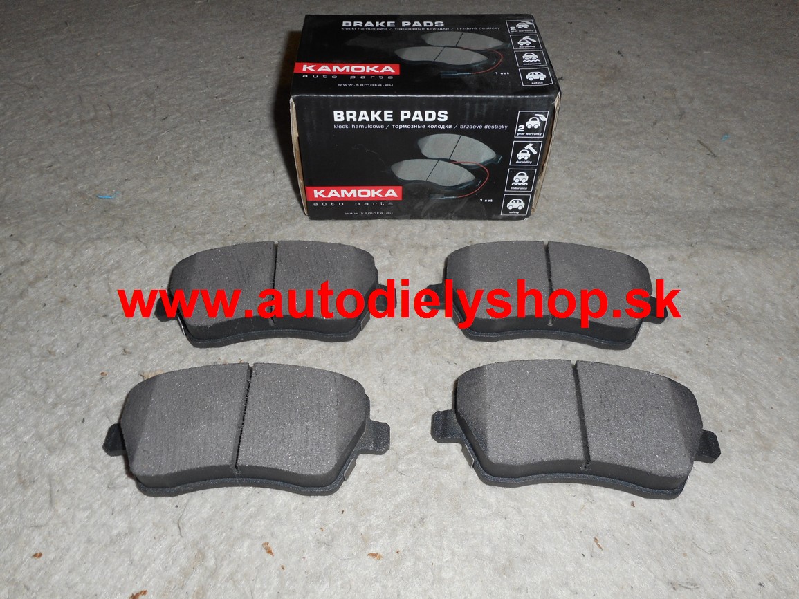 Renault CLIO III 6/2009-2012 predné brzdové platničky sada /KAMOKA/