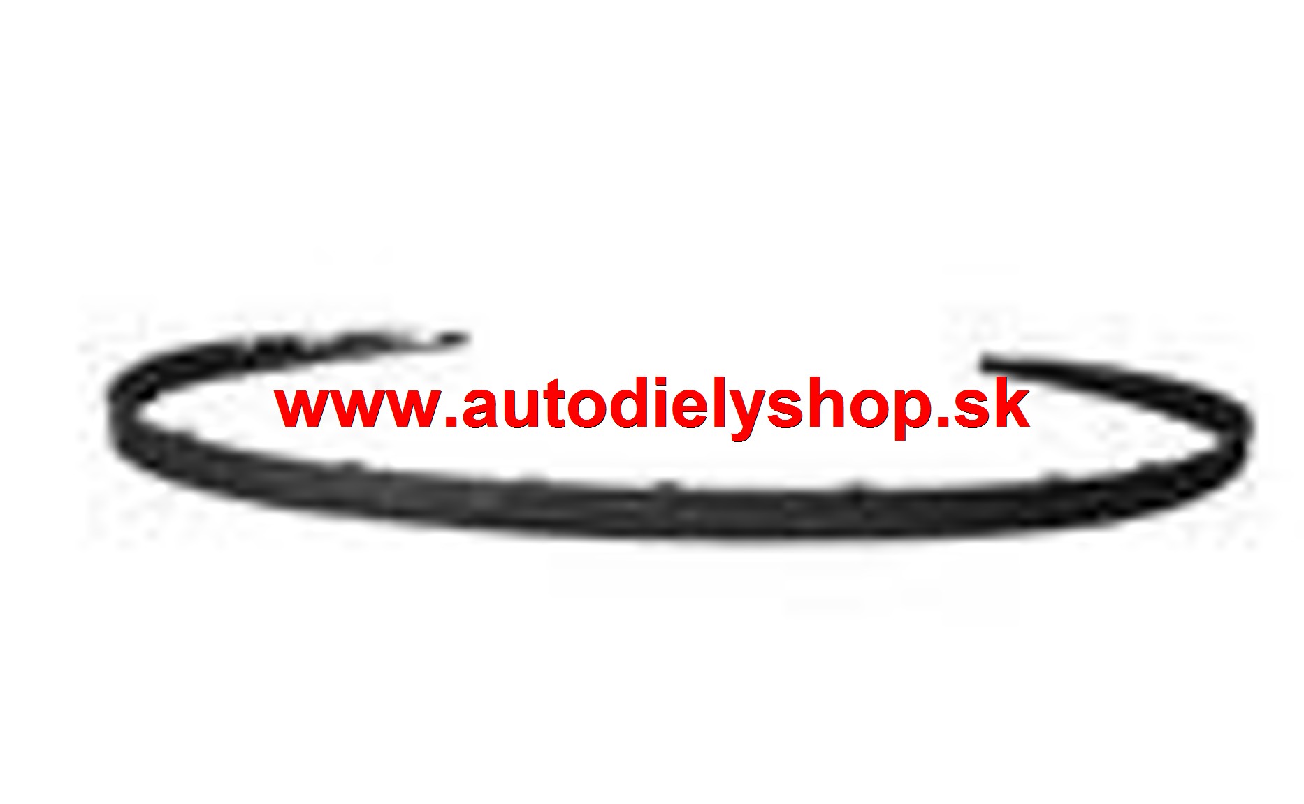 Kia RIO 7/2005-6/2011 Spojler predného nárazníka ORIGINÁL